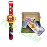 Princess Elsa Spiderman Kids Watches Projection Cartoon Pattern Digital Children watch For Boys Girls Display Clock Relogio