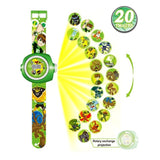 Princess Elsa Spiderman Kids Watches Projection Cartoon Pattern Digital Children watch For Boys Girls Display Clock Relogio