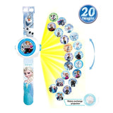 Princess Elsa Spiderman Kids Watches Projection Cartoon Pattern Digital Children watch For Boys Girls Display Clock Relogio