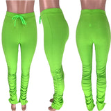 stacked leggings joggers stacked sweatpants women ruched pants legging jogging femme stacked pants women sweat pants  trousers