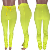 stacked leggings joggers stacked sweatpants women ruched pants legging jogging femme stacked pants women sweat pants  trousers