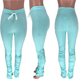 stacked leggings joggers stacked sweatpants women ruched pants legging jogging femme stacked pants women sweat pants  trousers