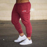 Fashion new logo men's fitness trousers cotton men's sports and fitness pants casual sports pants jogging pants tight trousers
