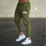 Fashion new logo men's fitness trousers cotton men's sports and fitness pants casual sports pants jogging pants tight trousers