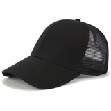 2020 Glitter Ponytail Baseball Cap Women Snapback Dad Hat Mesh Trucker Caps Messy Bun Summer Hat Female Adjustable Hip Hop Hats