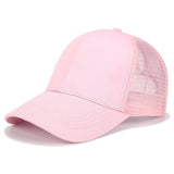 2020 Glitter Ponytail Baseball Cap Women Snapback Dad Hat Mesh Trucker Caps Messy Bun Summer Hat Female Adjustable Hip Hop Hats