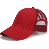 2020 Glitter Ponytail Baseball Cap Women Snapback Dad Hat Mesh Trucker Caps Messy Bun Summer Hat Female Adjustable Hip Hop Hats
