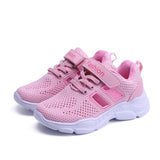 Children Mesh Casual Shoes Girl Sneakers Kids Banner Sport Footwear Kids Shoes for Girl Light Shoes Cute Pink Flat Shoes Free