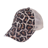 Ponytail Baseball Cap Messy Bun Hats For Women Washed Cotton Snapback Caps Casual Summer Sun Visor Outdoor Hat