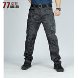 77City Killer Tactical Pants Men Military Combat Waterproof Cargo Mens Pants Breathable SWAT Army Trousers Work Joggers 5XL 6XL