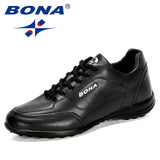 BONA 2020 New Designers Popular Trendy Sneakers Men Outdoor Casual Shoes Man Zapatillas Hombre Breathable Masculino Comfortable