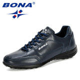 BONA 2020 New Designers Popular Trendy Sneakers Men Outdoor Casual Shoes Man Zapatillas Hombre Breathable Masculino Comfortable