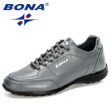 BONA 2020 New Designers Popular Trendy Sneakers Men Outdoor Casual Shoes Man Zapatillas Hombre Breathable Masculino Comfortable