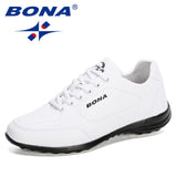 BONA 2020 New Designers Popular Trendy Sneakers Men Outdoor Casual Shoes Man Zapatillas Hombre Breathable Masculino Comfortable