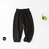 Baby Girls and Boys Anti-Mosquito Pants Children Lantern Leggings Unisex Cotton Candy Color Trousers Toddler Kids Casual Wear
