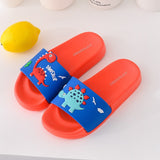 2020 New Cute Kids Slippers Dinosaur Children Baby Home Slippers Waterproof Breathable Non-slip Boys Girls Home Shoes