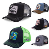 New Brand Super Mario Mickey Majin BUU DONALD Duck Snapback Baseball Cap Men Women Hip Hop Dad Mesh Hat Trucker Hat Dropshipping