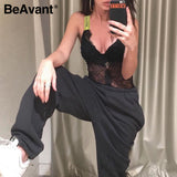 BeAvant Women Jogger Pants White Sweatpants Casual High Waist Sweatpants for women 8 color Black Loose Gym Workout Trousers 2020