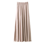 [EAM] High Elastic Waist Brief Long Big Size Wide Leg Trousers New Loose Fit Pants Women Fashion Tide Spring Summer 2020 1W406