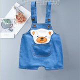 IENENS Summer 1PC Kids Baby Boys Clothes Clothing Short Trousers Toddler Infant Boy Pants Denim Shorts Jeans Overalls Dungarees