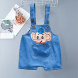 IENENS Summer 1PC Kids Baby Boys Clothes Clothing Short Trousers Toddler Infant Boy Pants Denim Shorts Jeans Overalls Dungarees