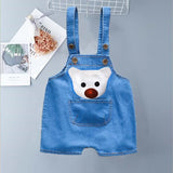 IENENS Summer 1PC Kids Baby Boys Clothes Clothing Short Trousers Toddler Infant Boy Pants Denim Shorts Jeans Overalls Dungarees