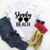 Women Shirt Summer Resting Beach Face Cute Fashion Graphic Printed Ladies Kawaii Womens Clothes Tee Top Tshirt Female T-shirt