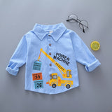 IENENS Kids Shirt Clothes Spring Blouses Clothing Infant Boy Plaid Cotton Tops 1 2 3 4 Years Kids Long Sleeves Shirt