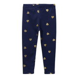 Girls Leggings 100% Cotton Boy's Trousers Fille Kids Pants Girls Pants Skinny Print Cartoon Pattern Children Leggings Trousers