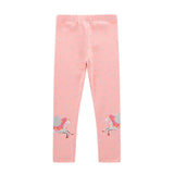 Girls Leggings 100% Cotton Boy's Trousers Fille Kids Pants Girls Pants Skinny Print Cartoon Pattern Children Leggings Trousers