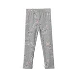 Girls Leggings 100% Cotton Boy's Trousers Fille Kids Pants Girls Pants Skinny Print Cartoon Pattern Children Leggings Trousers