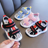 New Summer Sandals Baby Fashion For Girl Children Shoes Sandals Baby Boy Kids Shoes Sandals Baby Rubber Ankle-Wrap Hook & Loop