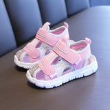 New Summer Sandals Baby Fashion For Girl Children Shoes Sandals Baby Boy Kids Shoes Sandals Baby Rubber Ankle-Wrap Hook & Loop