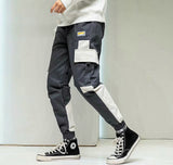 Streetwear Men's Multi Pockets Cargo Harem Pants Hip Hop Casual Male Track Pants Joggers Trousers Fashion Harajuku Men Pants