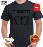 Dj Tiesto Logo Edc Trance Music 2 T Shirt Man Personality Original T-Shirt Gents Authentic Fun Mens Tshirt Plus Size Graphic