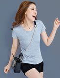 2020 tees women clothe coral red Summer Fashion T Shirt  Woman Tshirt