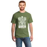 Print Baker Bakery Baking Master Of Yeast Gift Present Tshirt 100% Cotton Men's T Shirt 2020 Kawaii Tshirts Gents Top Tee