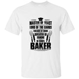 Print Baker Bakery Baking Master Of Yeast Gift Present Tshirt 100% Cotton Men's T Shirt 2020 Kawaii Tshirts Gents Top Tee