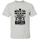 Print Baker Bakery Baking Master Of Yeast Gift Present Tshirt 100% Cotton Men's T Shirt 2020 Kawaii Tshirts Gents Top Tee