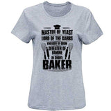 Print Baker Bakery Baking Master Of Yeast Gift Present Tshirt 100% Cotton Men's T Shirt 2020 Kawaii Tshirts Gents Top Tee