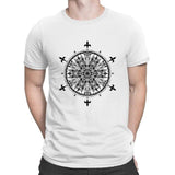 Fleur De Lys Mandala tshirts Breathable Print tops Crazy t shirt for men 2020 Formal big sizes gents