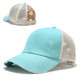 2020 Glitter Ponytail Baseball Cap Women Snapback Dad Hat Mesh Trucker Caps Messy Bun Summer Hat Female Adjustable Hip Hop Hats