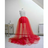 Boho Elegant Women Ball Gown Long Chiffon Maxi Skirts Party Wedding Prom Tulle Lace Up Female High Waist Maxi Skirt Length 115CM