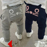 2016 children boys Girls autumn pants Cartoon Cat baby harem pants kids clothes kids pants trousers pantalon garcon 1-4 years