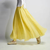 New Spring Summer Boho Women's Solid Long Skirts Casual Beach Maxi Skirt Jupe Femme Midi White Saia Faldas